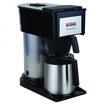 Bunn BTX-B Velocity Thermofresh 10 Cup Coffee Brewer with Stainless Steel Carafe