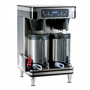 Bunn Infusion Series Twin Soft Heat Coffee Brewer Stainless & Black - 51200.0101