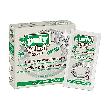 Puly Green Grind Coffee Grinder Cleaner Crystals - 10 x 15g - LEPL104